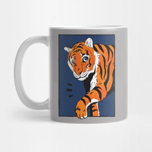 Cute Tiger Cub Vintage Illustration Mug